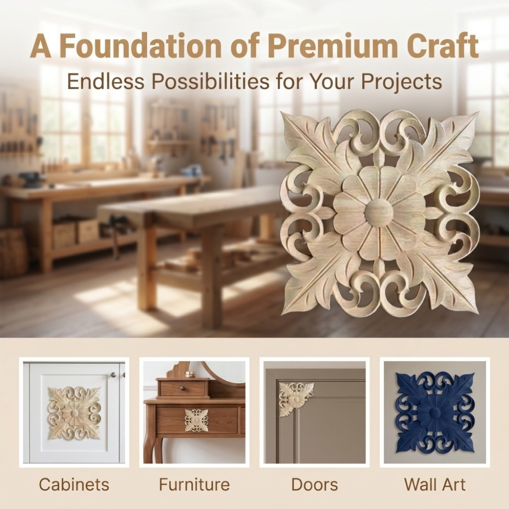 Home Embellishment Wood Wood C - Embellish Craft ulasan dan harga