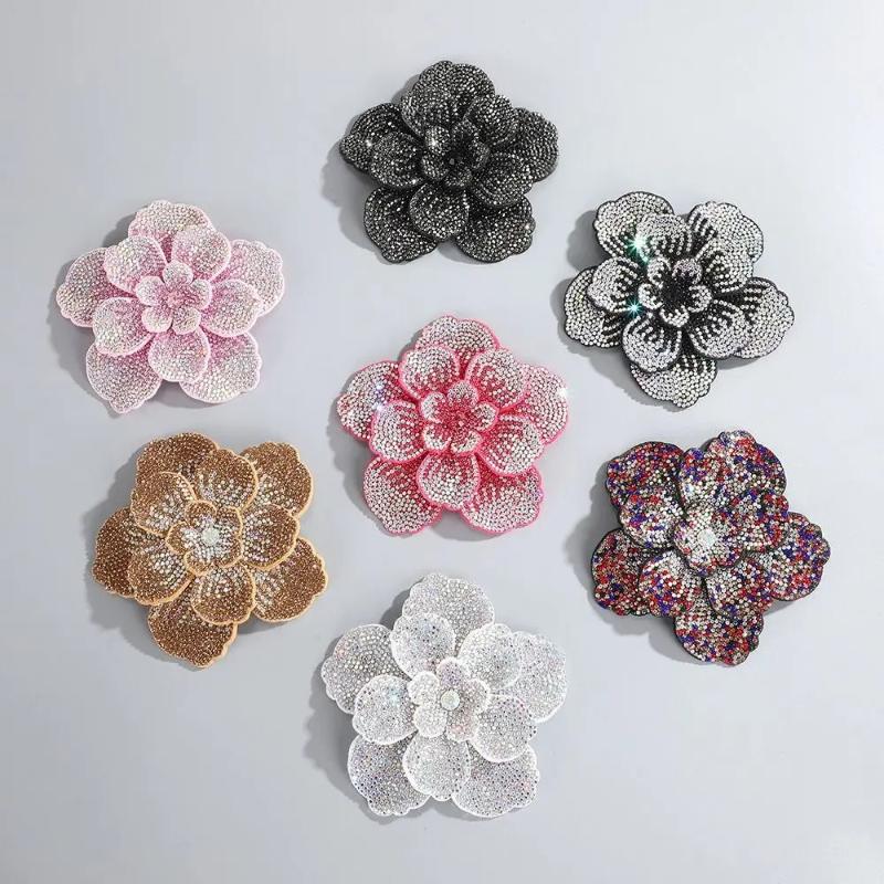 1pc Three-dimensional Camellia - Embellish Craft ulasan dan harga