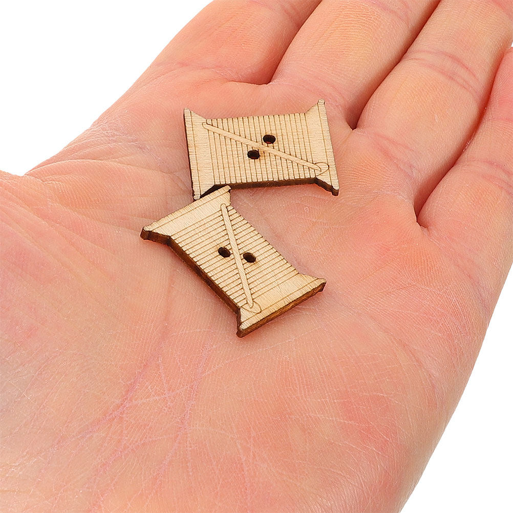 100Pcs Wooden Embroidery Floss - Embroidery Embellishments ulasan dan harga