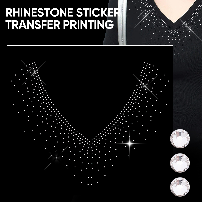 QIAO 1/2/4/6Pcs V-Neck Glitter - Glitter Vinyl Roll ulasan dan harga