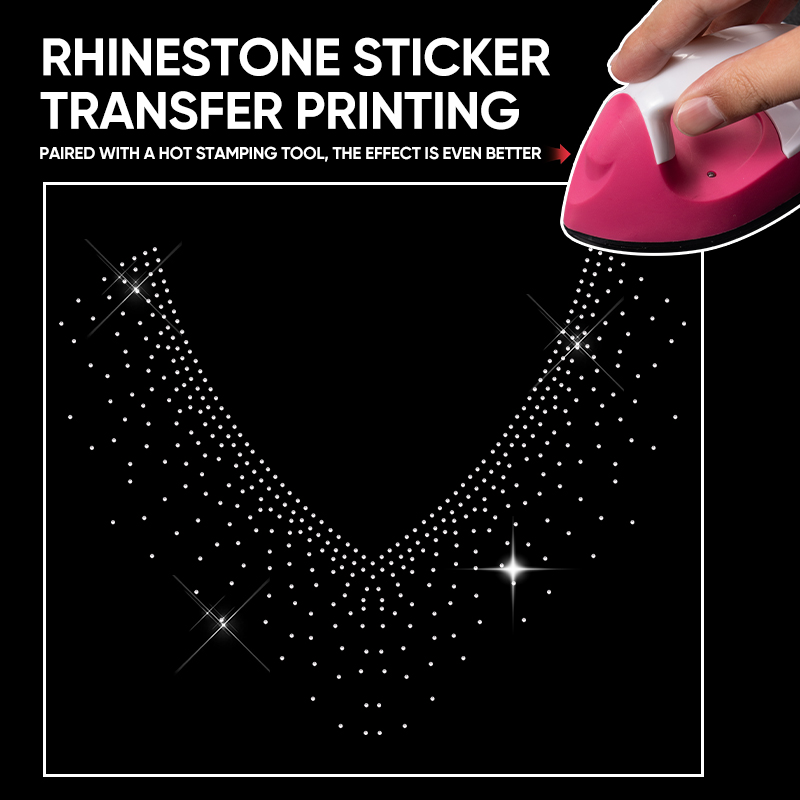 QIAO 1/2/4/6Pcs V-Neck Glitter - Glitter Vinyl Roll ulasan dan harga
