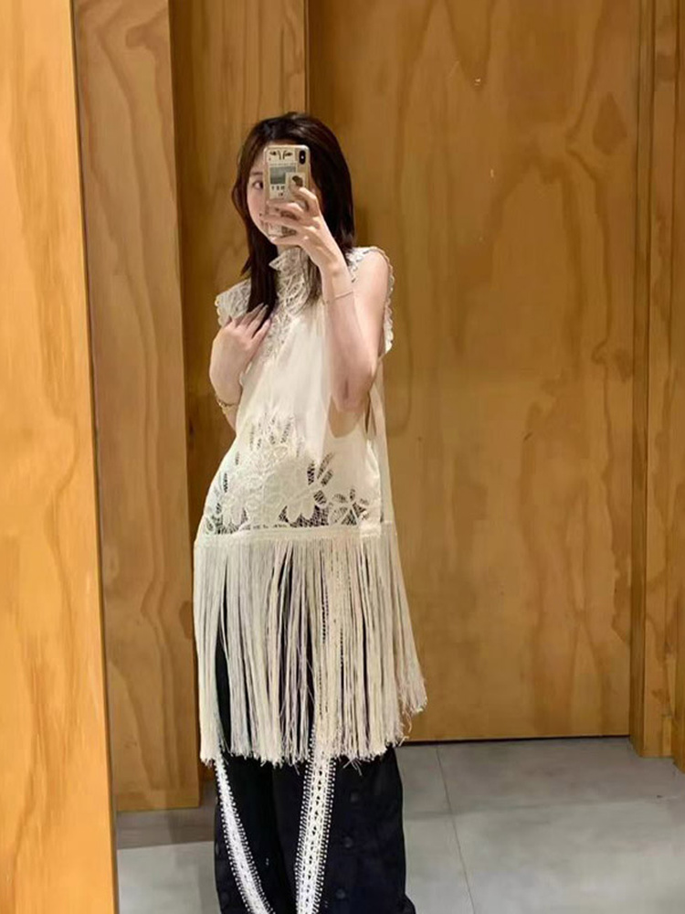 French Style Knot Hollow out S - Tassel Fringe Trim ulasan dan harga